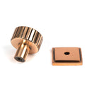 From The Anvil - Judd Cabinet Knob - 25mm (Square) - Polished Bronze - 50474 - Choice Handles