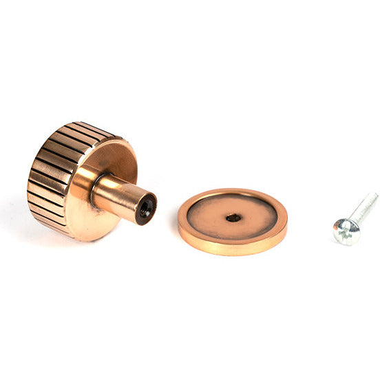 From The Anvil - Judd Cabinet Knob - 32mm (Plain) - Polished Bronze - 50475 - Choice Handles
