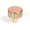 From The Anvil - Judd Cabinet Knob - 32mm (No rose) - Polished Bronze - 50476 - Choice Handles