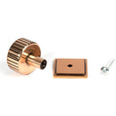 From The Anvil - Judd Cabinet Knob - 32mm (Square) - Polished Bronze - 50477 - Choice Handles
