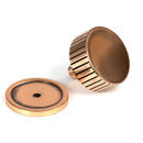 From The Anvil - Judd Cabinet Knob - 38mm (Plain) - Polished Bronze - 50478 - Choice Handles