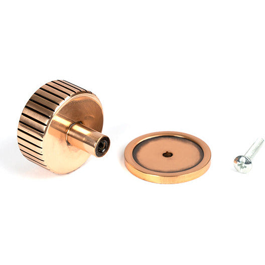 From The Anvil - Judd Cabinet Knob - 38mm (Plain) - Polished Bronze - 50478 - Choice Handles