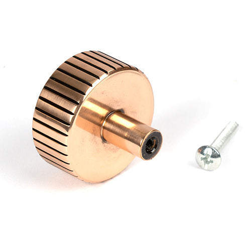 From The Anvil - Judd Cabinet Knob - 38mm (No rose) - Polished Bronze - 50479 - Choice Handles