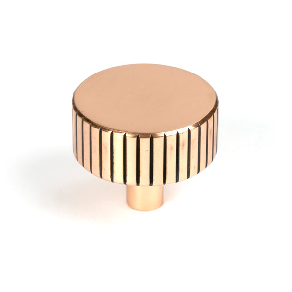 From The Anvil - Judd Cabinet Knob - 38mm (No rose) - Polished Bronze - 50479 - Choice Handles
