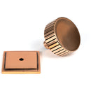 From The Anvil - Judd Cabinet Knob - 38mm (Square) - Polished Bronze - 50480 - Choice Handles