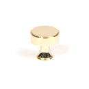 From The Anvil - Scully Cabinet Knob - 25mm - Polished Brass - 50484 - Choice Handles