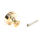 From The Anvil - Scully Cabinet Knob - 32mm - Polished Brass - 50485 - Choice Handles