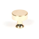 From The Anvil - Scully Cabinet Knob - 32mm - Polished Brass - 50485 - Choice Handles