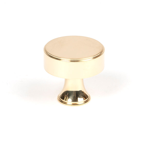 From The Anvil - Scully Cabinet Knob - 32mm - Polished Brass - 50485 - Choice Handles
