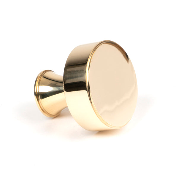 From The Anvil - Scully Cabinet Knob - 38mm - Polished Brass - 50486 - Choice Handles