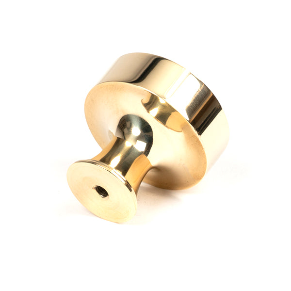 From The Anvil - Scully Cabinet Knob - 38mm - Polished Brass - 50486 - Choice Handles