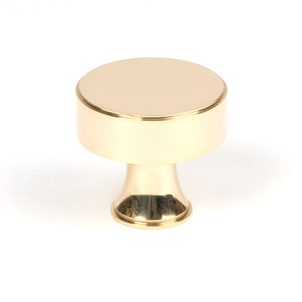 From The Anvil - Scully Cabinet Knob - 38mm - Polished Brass - 50486 - Choice Handles