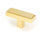 From The Anvil - Scully T-Bar - Polished Brass - 50490 - Choice Handles