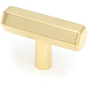 From The Anvil - Kahlo T-Bar - Polished Brass - 50491 - Choice Handles