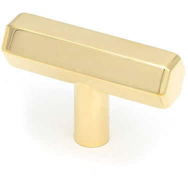From The Anvil - Kahlo T-Bar - Polished Brass - 50491 - Choice Handles