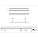 From The Anvil - Scully Pull Handle - Small - Polished Brass - 50492 - Choice Handles