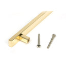 From The Anvil - Scully Pull Handle - Medium - Polished Brass - 50493 - Choice Handles