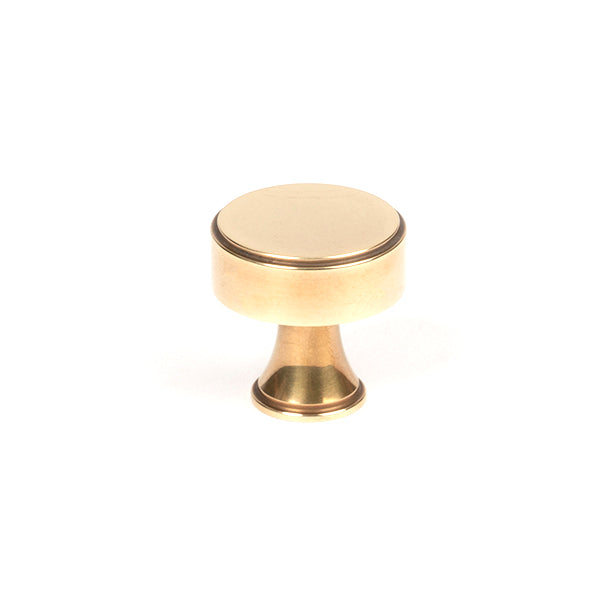 From The Anvil - Scully Cabinet Knob - 25mm - Aged Brass - 50498 - Choice Handles