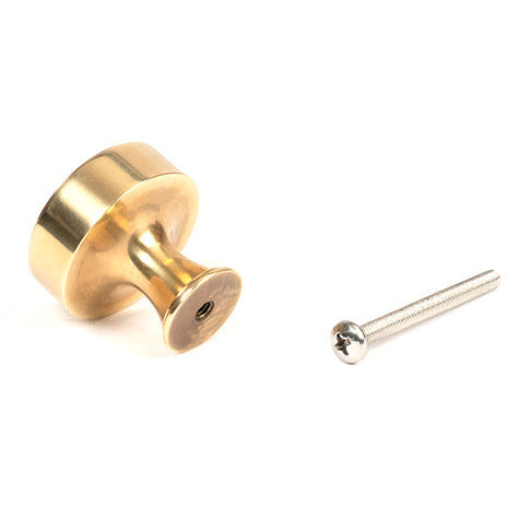 From The Anvil - Scully Cabinet Knob - 32mm - Aged Brass - 50499 - Choice Handles