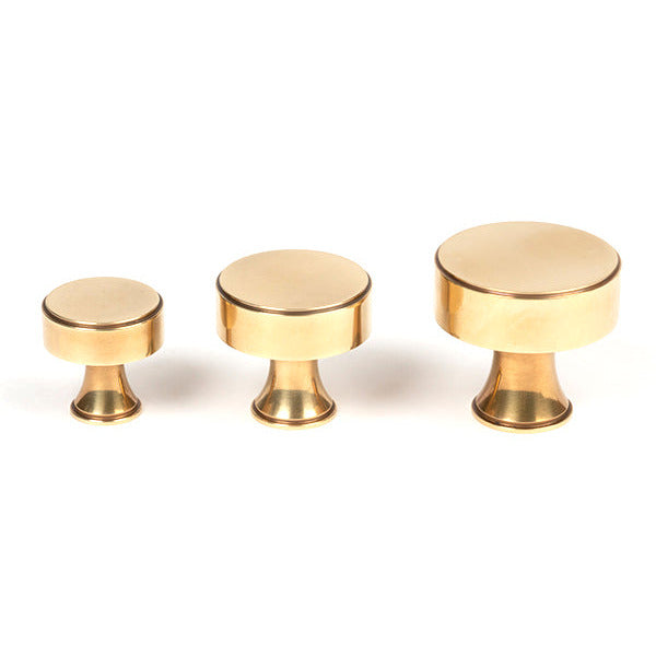 From The Anvil - Scully Cabinet Knob - 32mm - Aged Brass - 50499 - Choice Handles