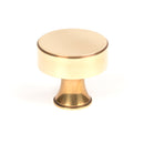 From The Anvil - Scully Cabinet Knob - 38mm - Aged Brass - 50500 - Choice Handles