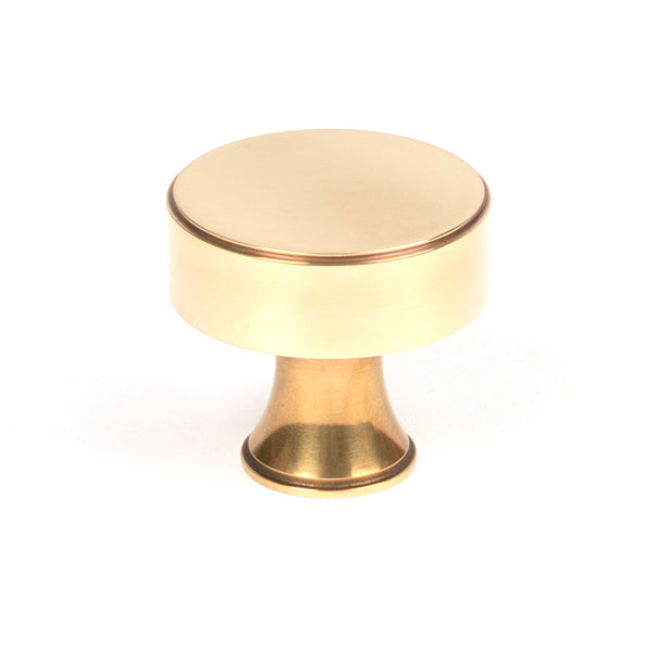 From The Anvil - Scully Cabinet Knob - 38mm - Aged Brass - 50500 - Choice Handles