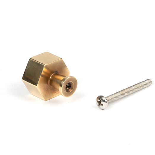 From The Anvil - Kahlo Cabinet Knob - 25mm - Aged Brass - 50501 - Choice Handles