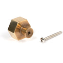 From The Anvil - Kahlo Cabinet Knob - 32mm - Aged Brass - 50502 - Choice Handles