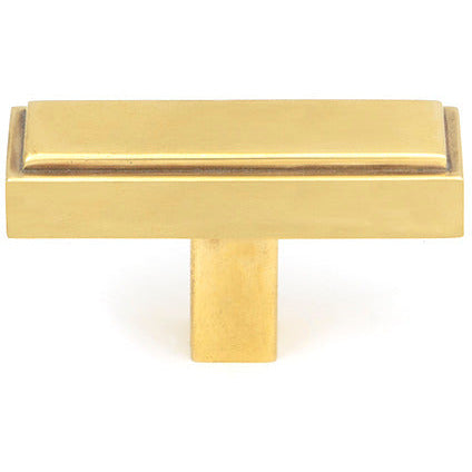 From The Anvil - Scully T-Bar - Aged Brass - 50504 - Choice Handles