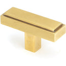 From The Anvil - Scully T-Bar - Aged Brass - 50504 - Choice Handles