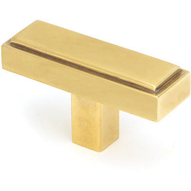 From The Anvil - Scully T-Bar - Aged Brass - 50504 - Choice Handles