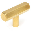 From The Anvil - Kahlo T-Bar - Aged Brass - 50505 - Choice Handles