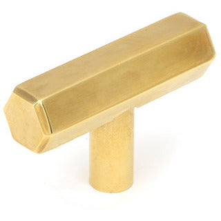From The Anvil - Kahlo T-Bar - Aged Brass - 50505 - Choice Handles