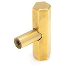 From The Anvil - Kahlo T-Bar - Aged Brass - 50505 - Choice Handles