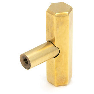 From The Anvil - Kahlo T-Bar - Aged Brass - 50505 - Choice Handles