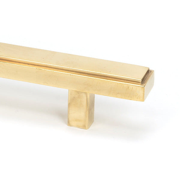 From The Anvil - Scully Pull Handle - Medium - Aged Brass - 50507 - Choice Handles