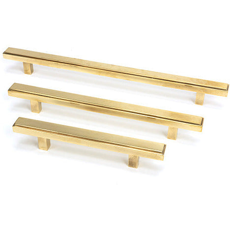 From The Anvil - Scully Pull Handle - Medium - Aged Brass - 50507 - Choice Handles