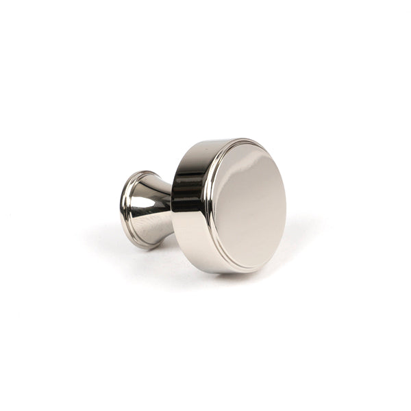 From The Anvil - Scully Cabinet Knob - 25mm - Polished Nickel - 50512 - Choice Handles