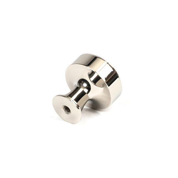 From The Anvil - Scully Cabinet Knob - 25mm - Polished Nickel - 50512 - Choice Handles