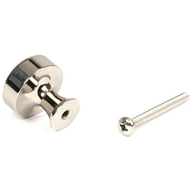 From The Anvil - Scully Cabinet Knob - 25mm - Polished Nickel - 50512 - Choice Handles