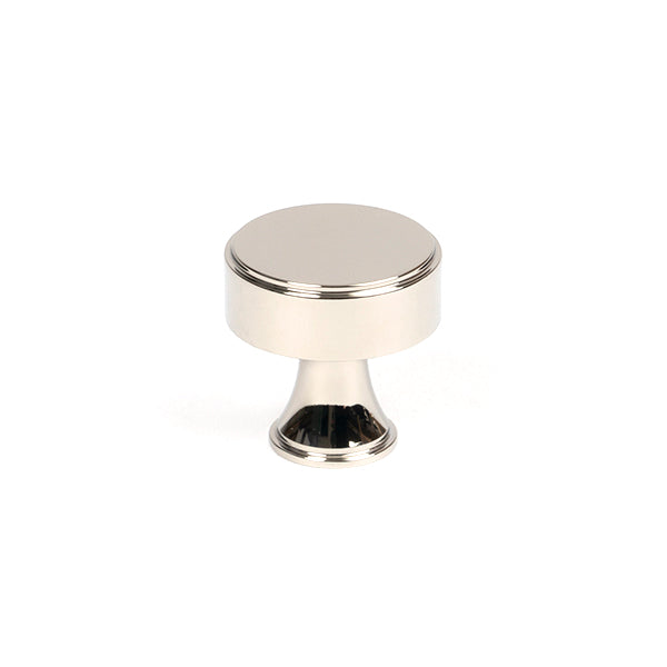 From The Anvil - Scully Cabinet Knob - 25mm - Polished Nickel - 50512 - Choice Handles