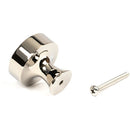 From The Anvil - Scully Cabinet Knob - 38mm - Polished Nickel - 50514 - Choice Handles
