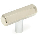 From The Anvil - Kahlo T-Bar - Polished Nickel - 50519 - Choice Handles