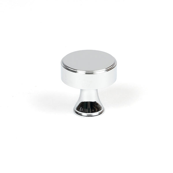From The Anvil - Scully Cabinet Knob - 25mm - Polished Chrome - 50526 - Choice Handles