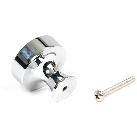 From The Anvil - Scully Cabinet Knob - 38mm - Polished Chrome - 50528 - Choice Handles