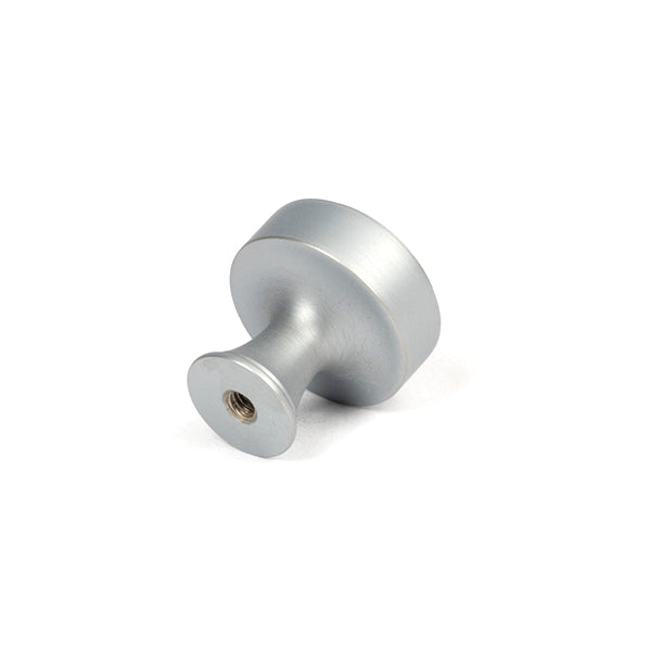 From The Anvil - Scully Cabinet Knob - 25mm - Satin Chrome - 50540 - Choice Handles