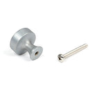 From The Anvil - Scully Cabinet Knob - 25mm - Satin Chrome - 50540 - Choice Handles