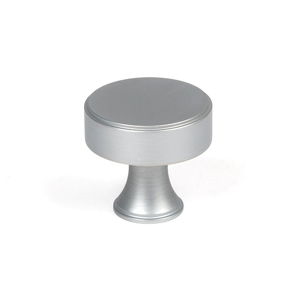 From The Anvil - Scully Cabinet Knob - 32mm - Satin Chrome - 50541 - Choice Handles
