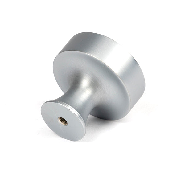 From The Anvil - Scully Cabinet Knob - 38mm - Satin Chrome - 50542 - Choice Handles