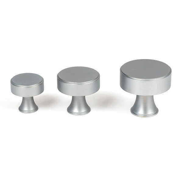From The Anvil - Scully Cabinet Knob - 38mm - Satin Chrome - 50542 - Choice Handles